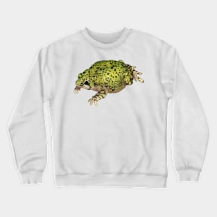 Cozy Western Green Toad Crewneck Sweatshirt